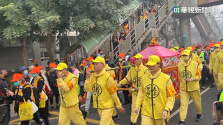 白沙屯媽祖繞境首日　吳鳳到場替土耳其祈福
