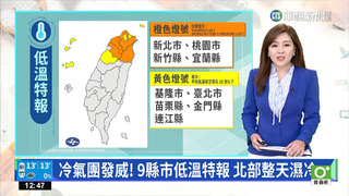 冷氣團影響早晚冷  沿海風強浪大