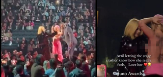 加拿大朱諾獎「裸女突衝上台抗議」 艾薇兒怒飆髒話