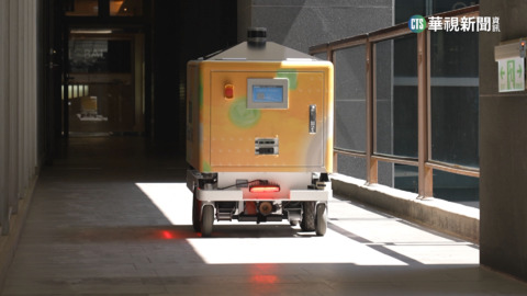 外送員有對手？　全台首創外送機器人