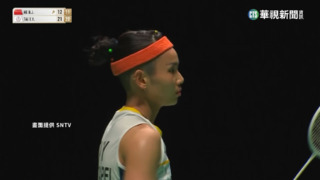 戴資穎擊敗中國好手何冰嬌　9度闖全英4強