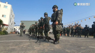 首批「就地教召」人員　宜蘭宮廟外集結開訓