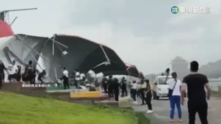 雙北今午後吹怪風！　河濱公園帳篷垮壓傷女