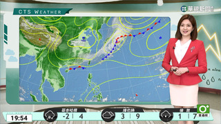 華南雲雨區各地有雨  東北季風北台灣偏涼