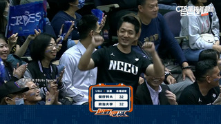 嗨看UBA冠軍賽　蔣萬安場邊與女模隔空尬舞