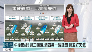 東北季風北臺灣偏涼 下午起華南雲雨區東移水氣增