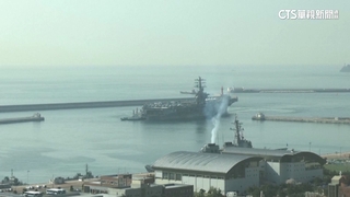 尼米茲號航艦停泊釜山港　因應北韓核導挑釁