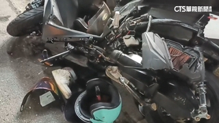 淡水死亡車禍！　情侶無照遭重機撞飛　女大生不治