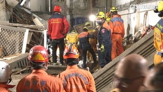 房屋倒塌3工人罹難　家屬悲慟點菸「爸爸下班了」