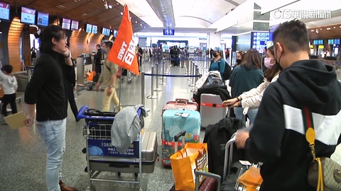 等不及啦！　清明連假首日　桃機破10萬人湧入