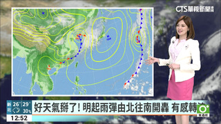 好天氣掰了！　明起雨彈由北往南開轟　有感轉涼