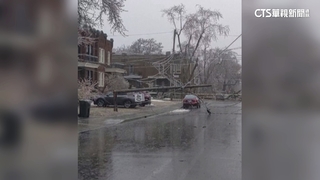 冰暴肆虐　加拿大兩省2死.逾百萬人無電可用