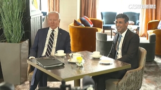 拜登造訪北愛爾蘭　會晤英國首相蘇納克