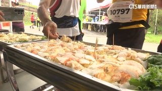 馬拉松「補給」超澎派　龍蝦.干貝.骰子牛都上桌