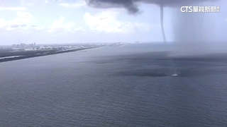 美佛州海灘驚現水龍捲　掀翻遊客幸無釀禍