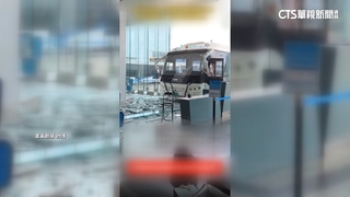 廈門機場接駁車撞上航廈　部分班機延誤