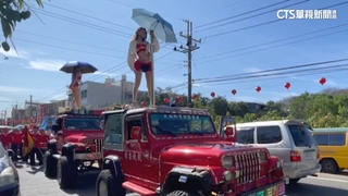 台南昨飆破40度高溫　舞者頂豔陽熱舞「要撐傘」