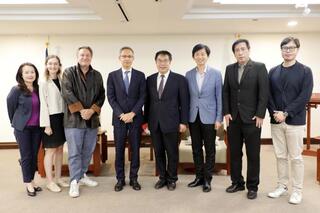 荷蘭在台辦事處譚敬南代表拜會黃偉哲  雙方盼加強合作