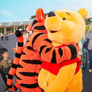 日迪士尼「擁抱解禁」首日　跳跳虎熱情擁抱維尼 網笑翻：好厭世