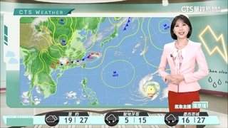 今夜明晨鋒面過西臺降雨強　明白降雨漸趨緩