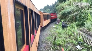 陳建仁剛試乘！　阿里山林鐵「福森號」試車出軌