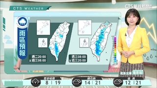 各地仍有零星雨　北部宜蘭回溫