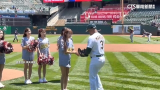 運動家「台灣日」　樂天女孩林襄擔任開球嘉賓