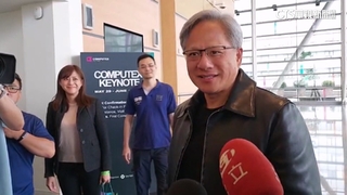 黃仁勳訪台首度受訪　談蔡英文：她太棒了