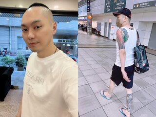 連千毅被判7年定讞　今早穿吊嘎＋藍白拖出發去「修行」