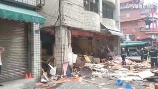 苗栗商圈氣爆！　桌椅噴飛窗戶炸歪　3人燒傷送醫