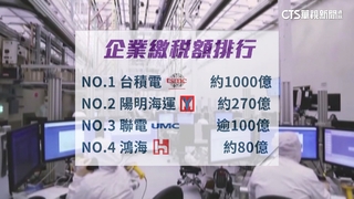 台積電蟬聯繳稅王寶座　「貢獻國庫千億」