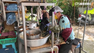 端午節將至　民眾清晨排隊搶買老牌肉粽