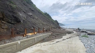 阿塱壹古道聯外道路土石崩落　環團批：工程是元凶