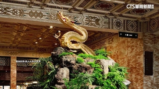 圓山飯店天花板掉落　「百年金龍龍頭」遭砸毀