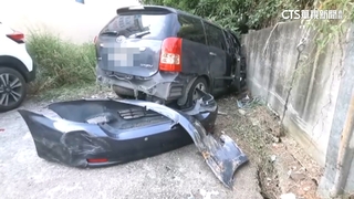 疑路況不熟.超速　休旅車過彎失控撞圍牆6傷