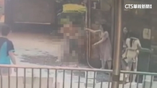 全身91%燒燙傷　竹北氣爆少年中庭沖水畫面曝