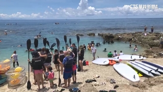 萬人登島亂象！　禁區玩SUP　小琉球居民怒吼