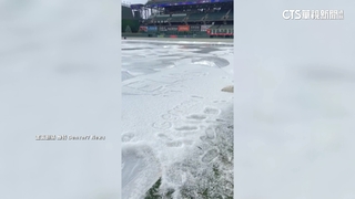 洛磯主場遇暴風雨　Díaz玩心大起跳進「冰雹池」