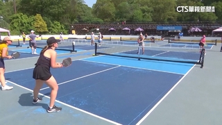 美國人都在打！紐約快閃球場　「匹克球」超夯