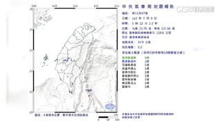 台東一天連11震　氣象局：一週內恐有規模4以上餘震