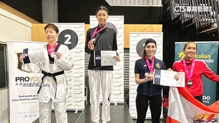 直落二！　羅嘉翎澳洲公開賽擊敗日本選手奪金