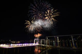 大稻埕夏日節煙火秀湧人潮！防「天坑」施工塞爆 北市府公布最佳路線