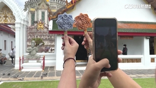 美如藝品！泰國「花磚冰棒」暴紅　構想源於寺廟