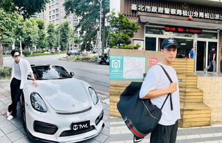 車停人行道拍照惹怒網：要停去停車場停　Gino赴警局「檢舉自己」：的確做錯