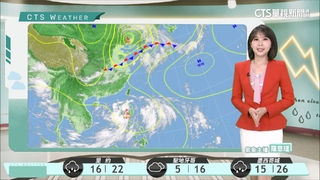 明天高溫炎熱，晚起雨區擴大且較為持續