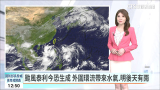 颱風泰利今恐生成　外圍環流帶來水氣.明後天有雨