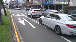 南投竹山路口獨特大U線　民眾：原地向後轉180度？