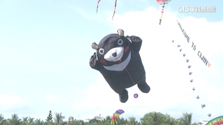 12米「高雄熊」飛上天！　旗津風箏節登場萌度爆表