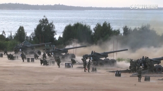 漢光演習在金門！「后湖砲陣地」火砲擊發阻敵進犯