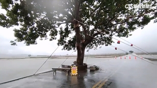 強降雨不斷　台東鹿野高台淹成「嘉明湖」